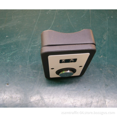 120mm*170mm*55mm Pedestrian Crosswalk Button with Red&Blue Light
